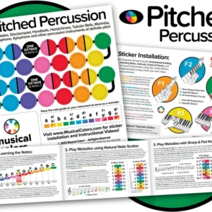 Pitched Percussion Note Sticker Guides (Member)